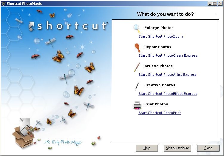 Shortcut PhotoMagic Screenshot